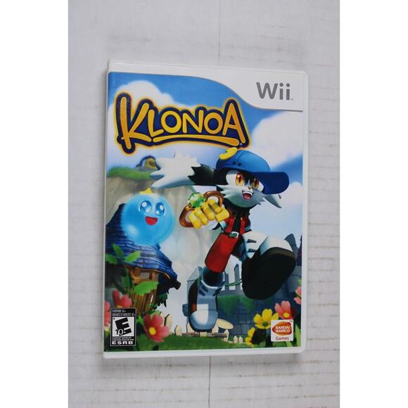 Klonoa (Nintendo Wii, 2009) Cib Complete w/ Manual, Tested & Working